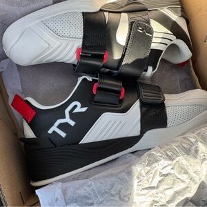 TYR Black and White Athletic Shoes